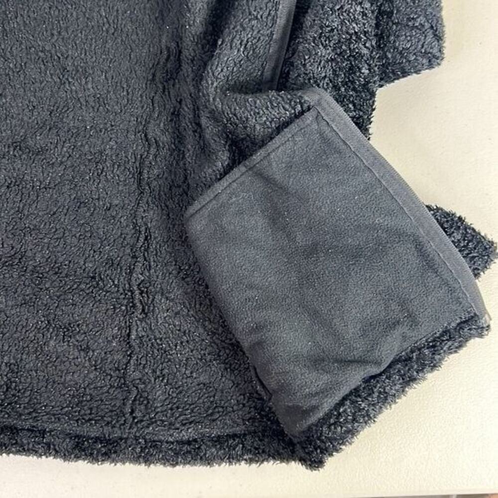 PATAGONIA black zip up sweater collared sz XS thick chunky warm cozy jacket coat - Picture 6 of 6